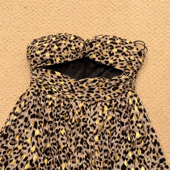 Nasty Gal Leopard Print Cut Out Maxi Dress - Picture 2 of 5